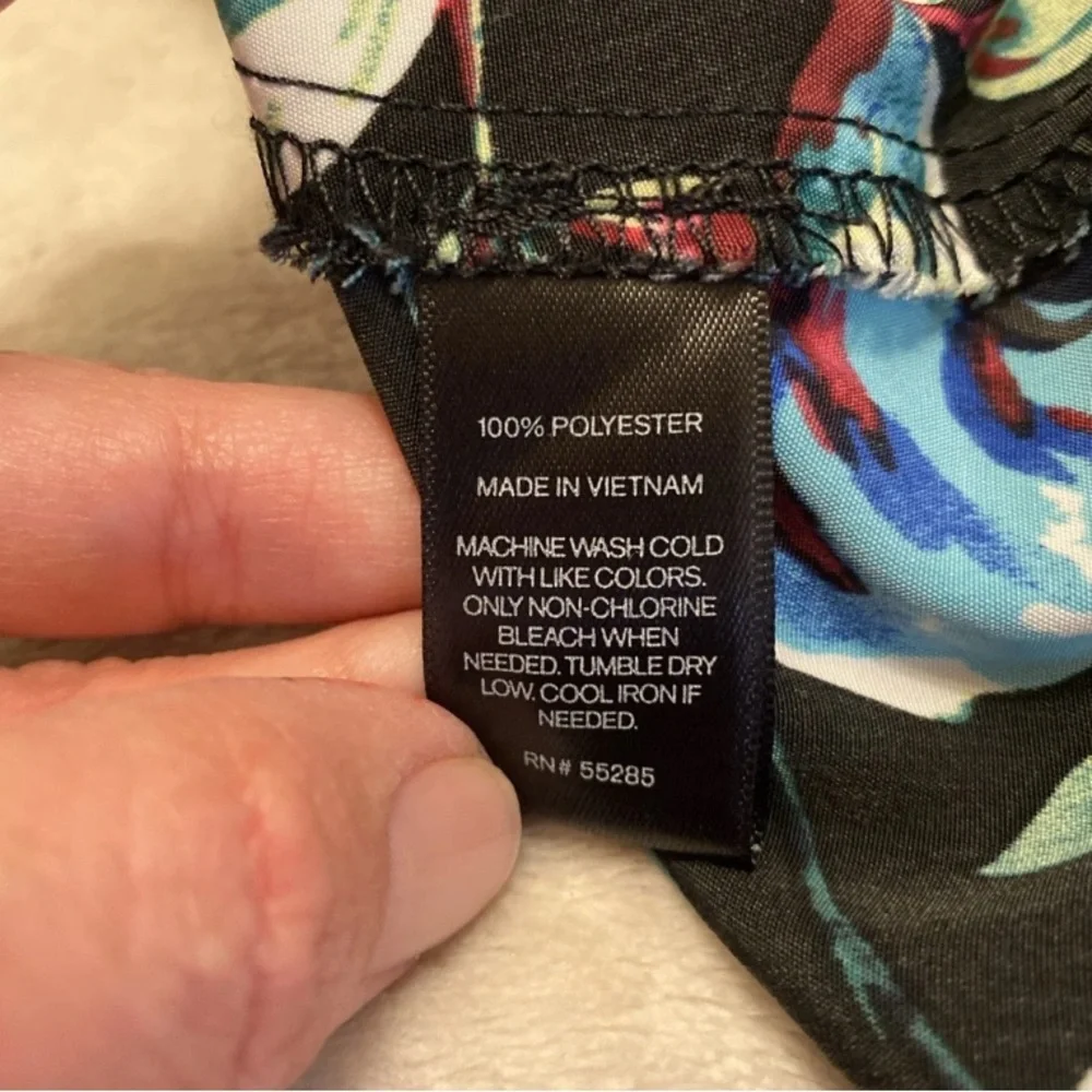 Express Strapless Dress with Floral Print - Picture 7 of 12